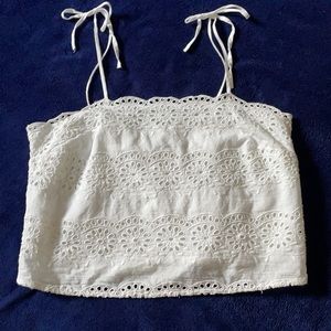 White crop top from Aqua